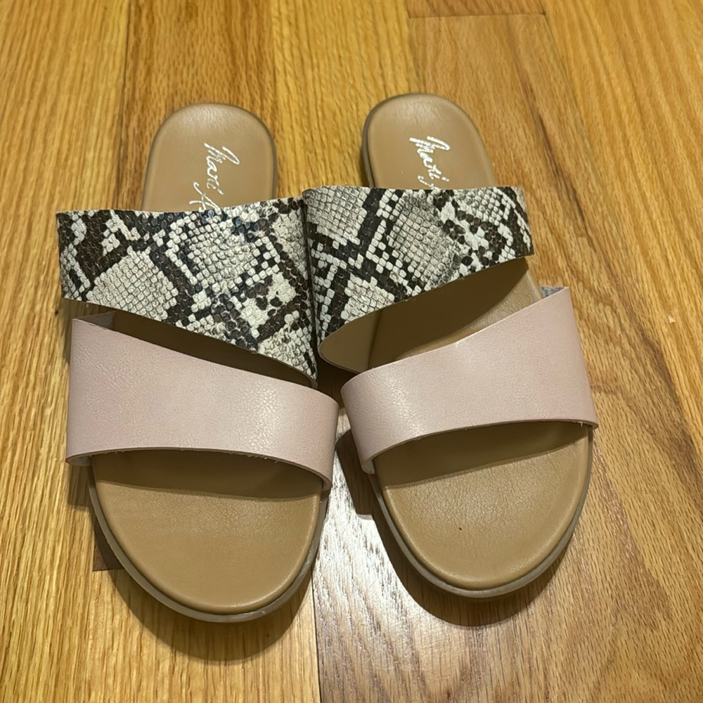Snake Skin Sandals